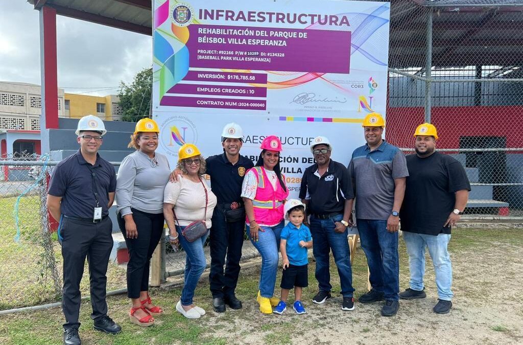 Rehabilitan Parque de Béisbol de Villa Esperanza en Naguabo con $176,785.58 de inversión.